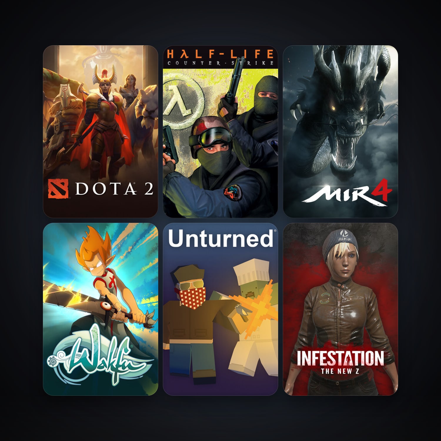Counter-Strike + Half-Life 2: Deathmatch, 36 games, clean — HabibiAccounts