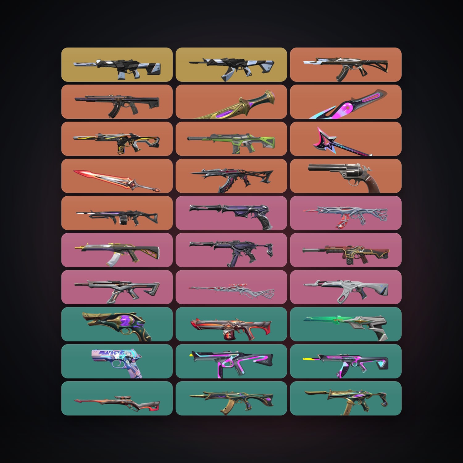 AP Plat 1 locker — 4 knives, 75 skins, lvl 255 — HabibiAccounts