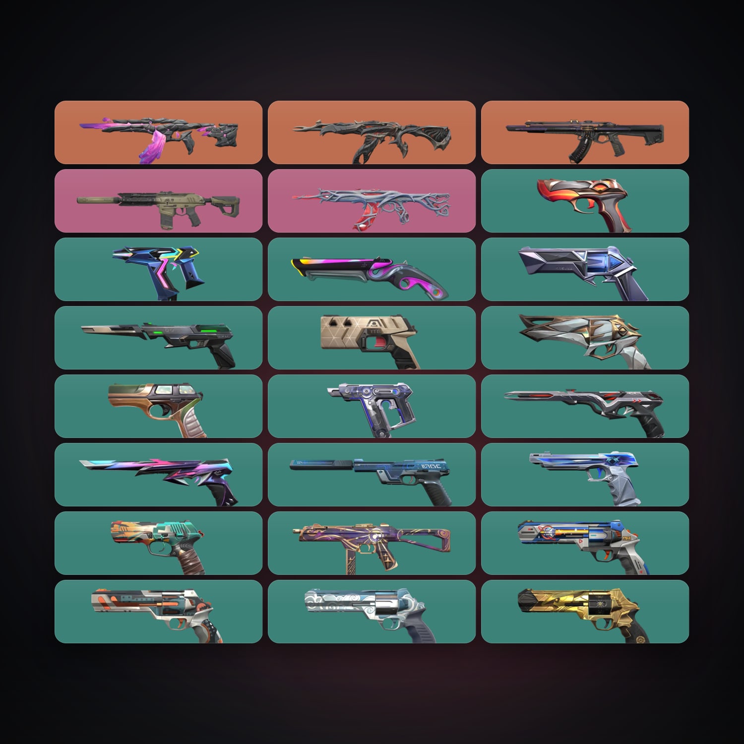 AP Diamond 1 locker — 24 skins, lvl 280 — HabibiAccounts