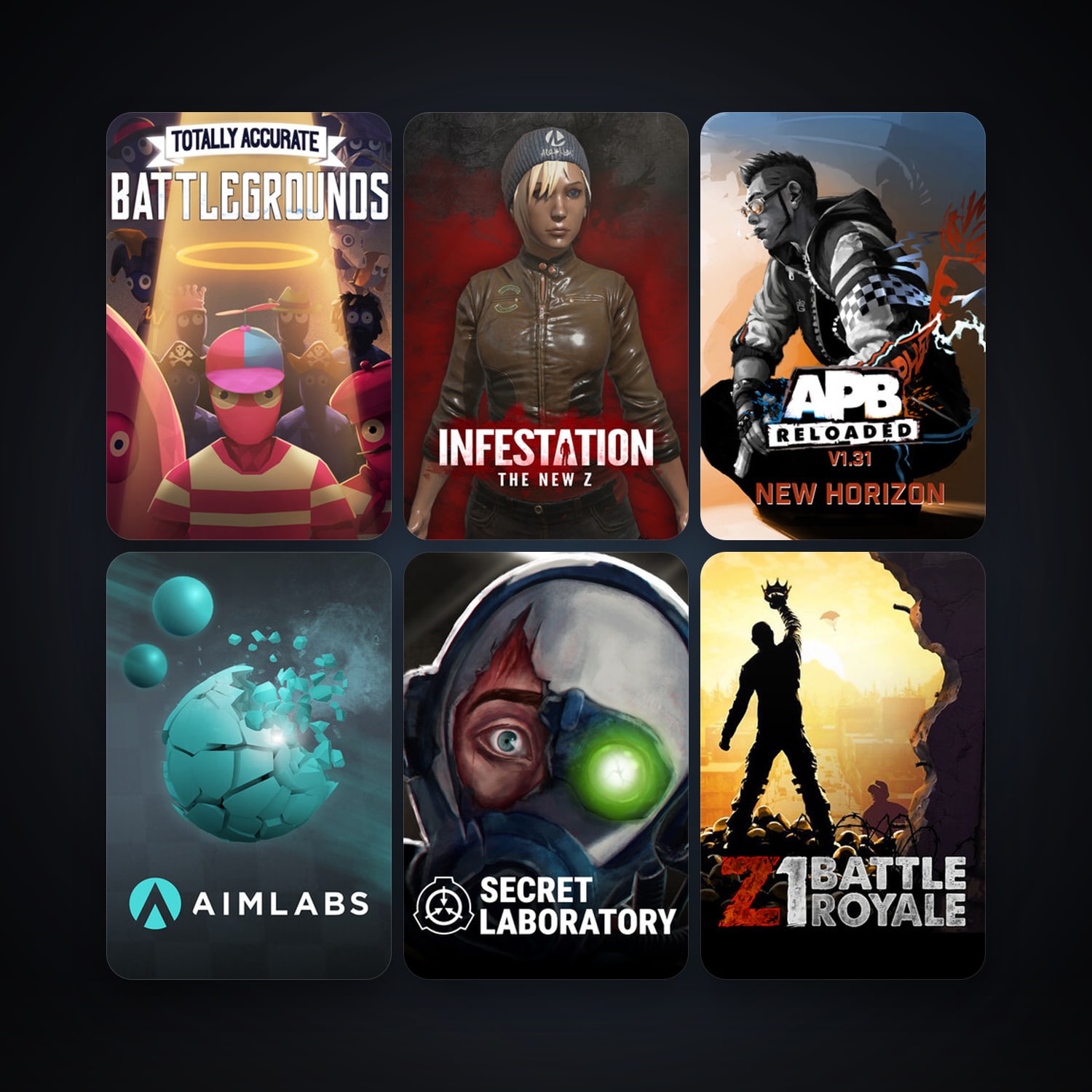 APB Reloaded + Z1 Battle Royale, 15 games, clean — HabibiAccounts