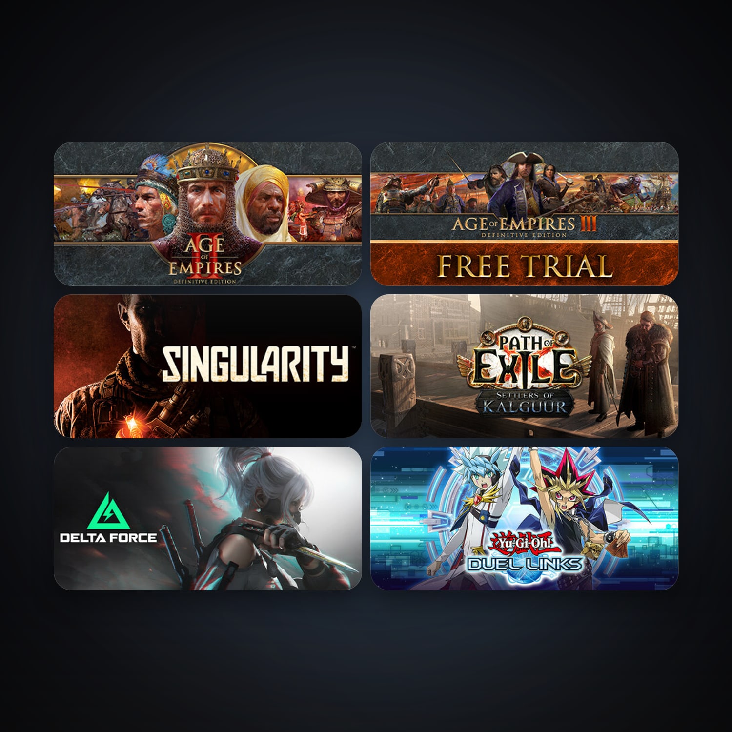 Singularity + Path of Exile, 11 games, clean — HabibiAccounts