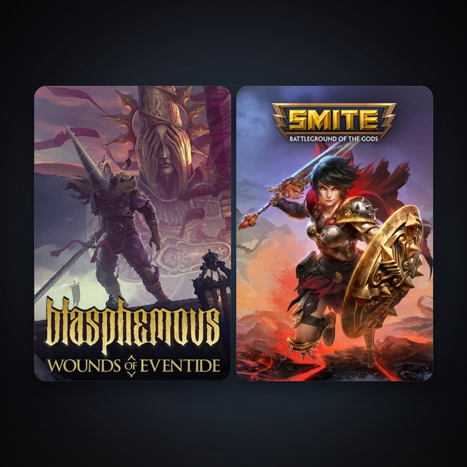 SMITE + Blasphemous, 7 games, clean — HabibiAccounts