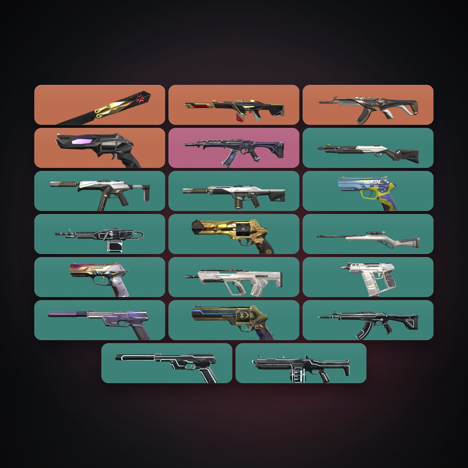 AP Plat 2 locker — 1 knives, 22 skins, lvl 100 — HabibiAccounts