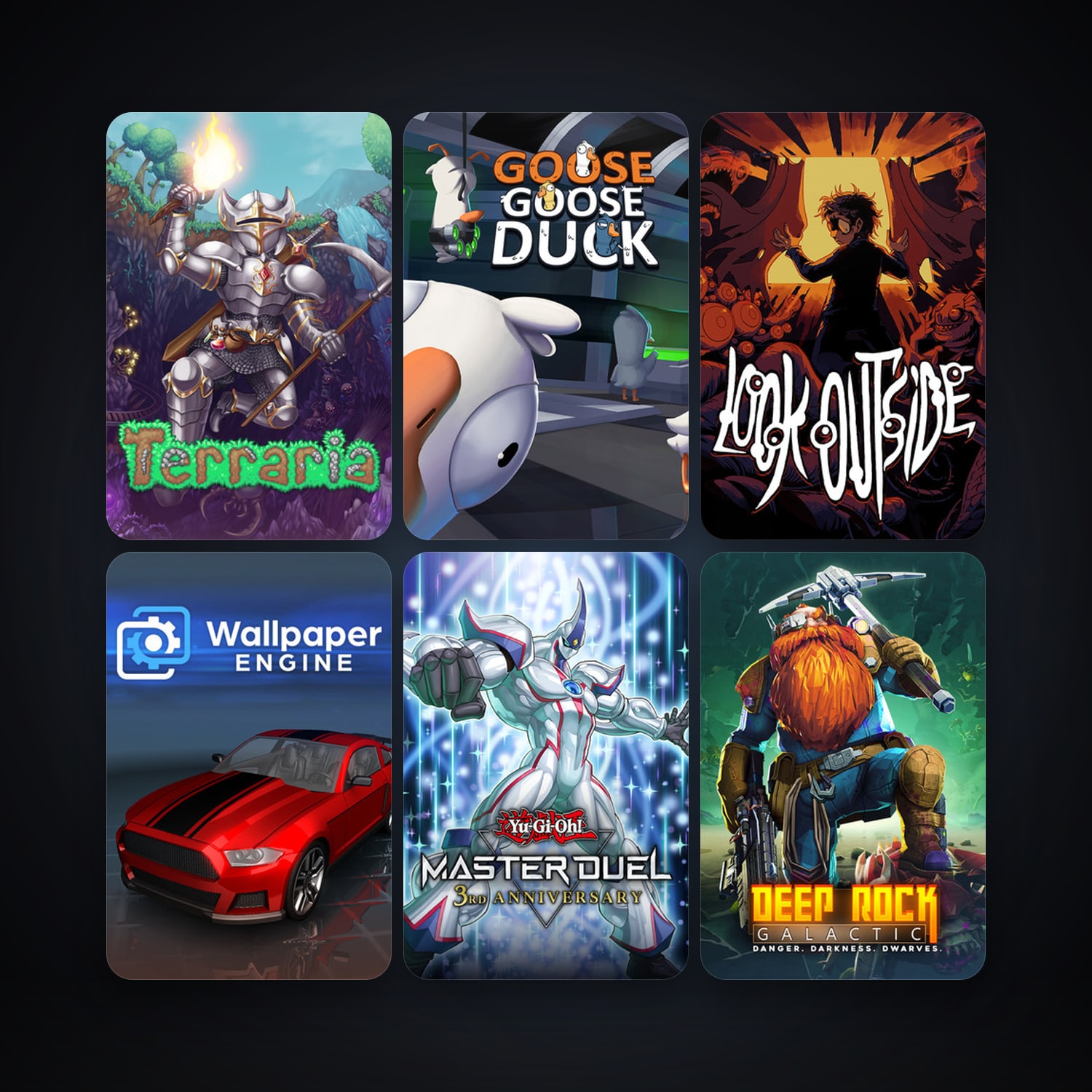 Terraria + Wallpaper Engine, 9 games, clean — HabibiAccounts