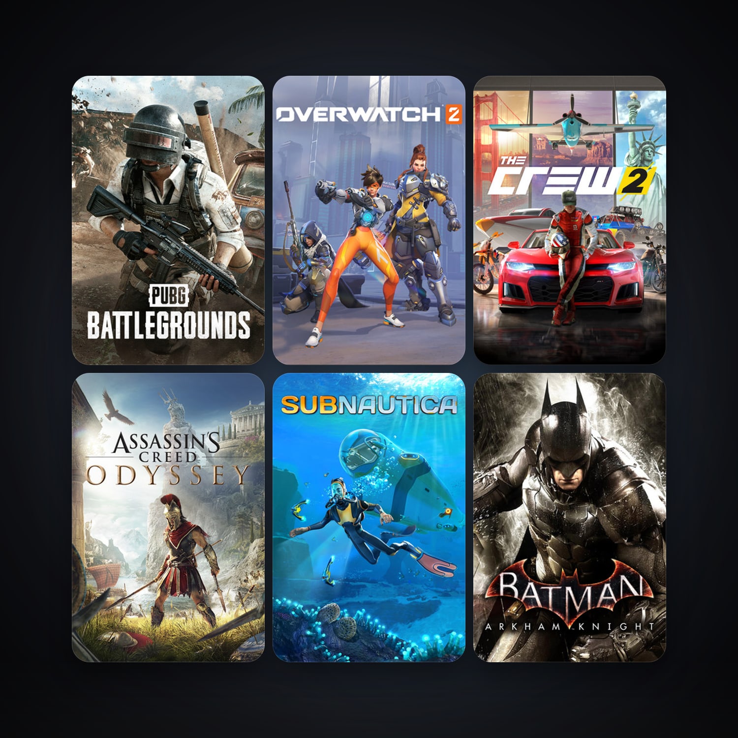 Batman: Arkham Knight + Subnautica, 22 games, clean — HabibiAccounts