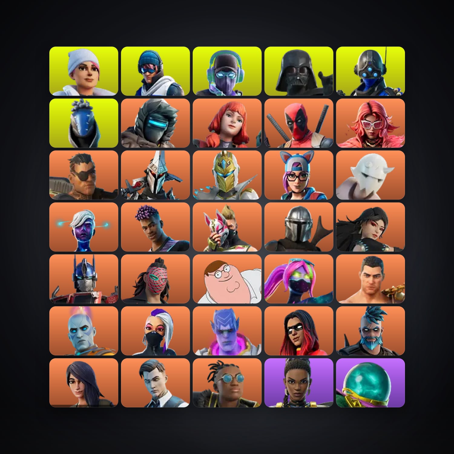 Fortnite account with Deadpool & Zenith — 190 skins — 1.8K V-Bucks — lvl 3638 — HabibiAccounts