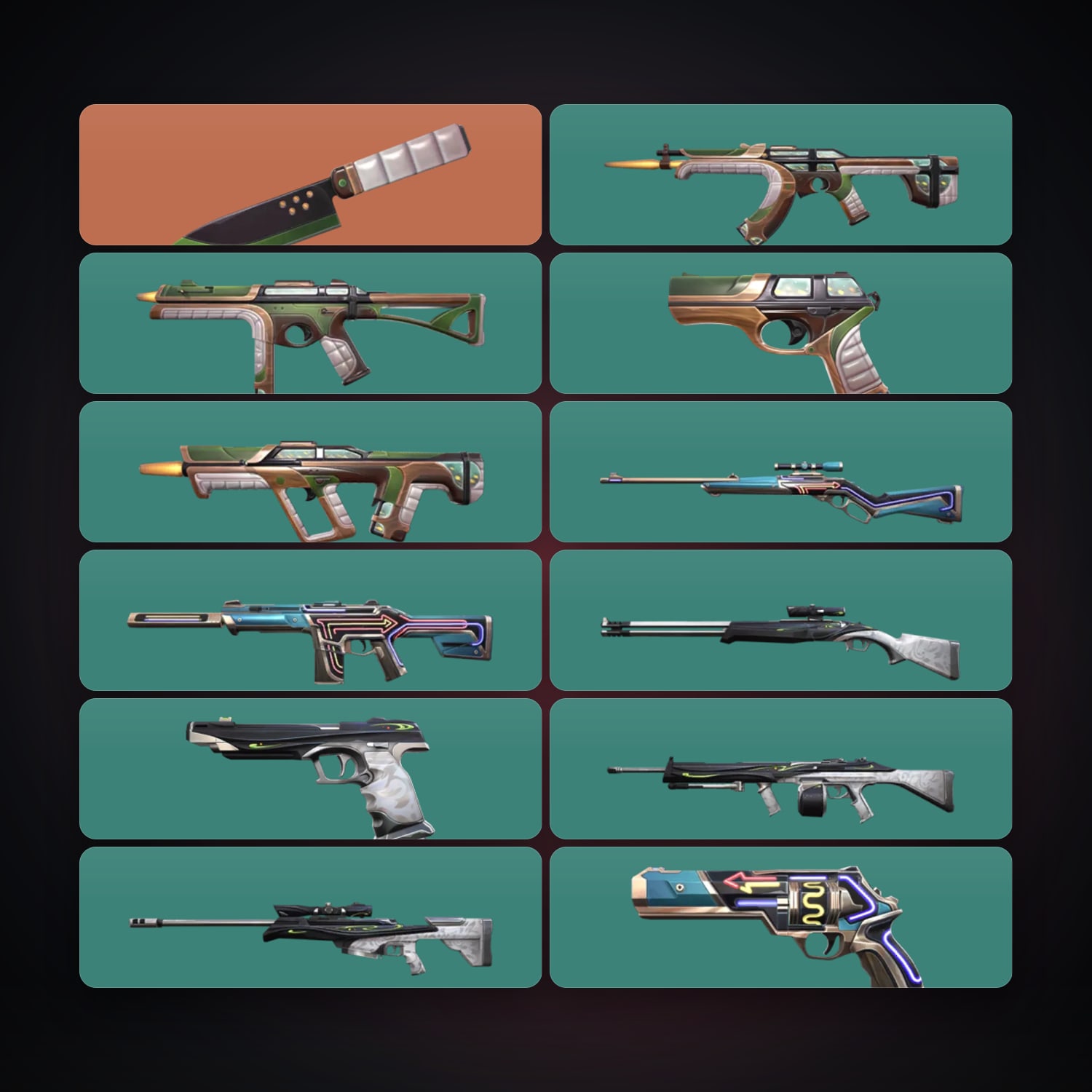 LA Silver 2 locker — 1 knives, 13 skins, lvl 38 — HabibiAccounts