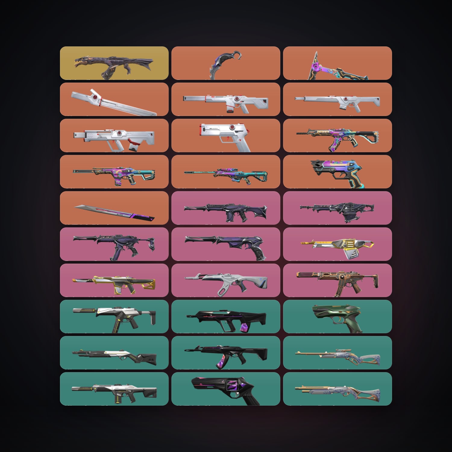 EU Ascendant 1 locker — 4 knives, 67 skins, lvl 215 · 263499712 — HabibiAccounts