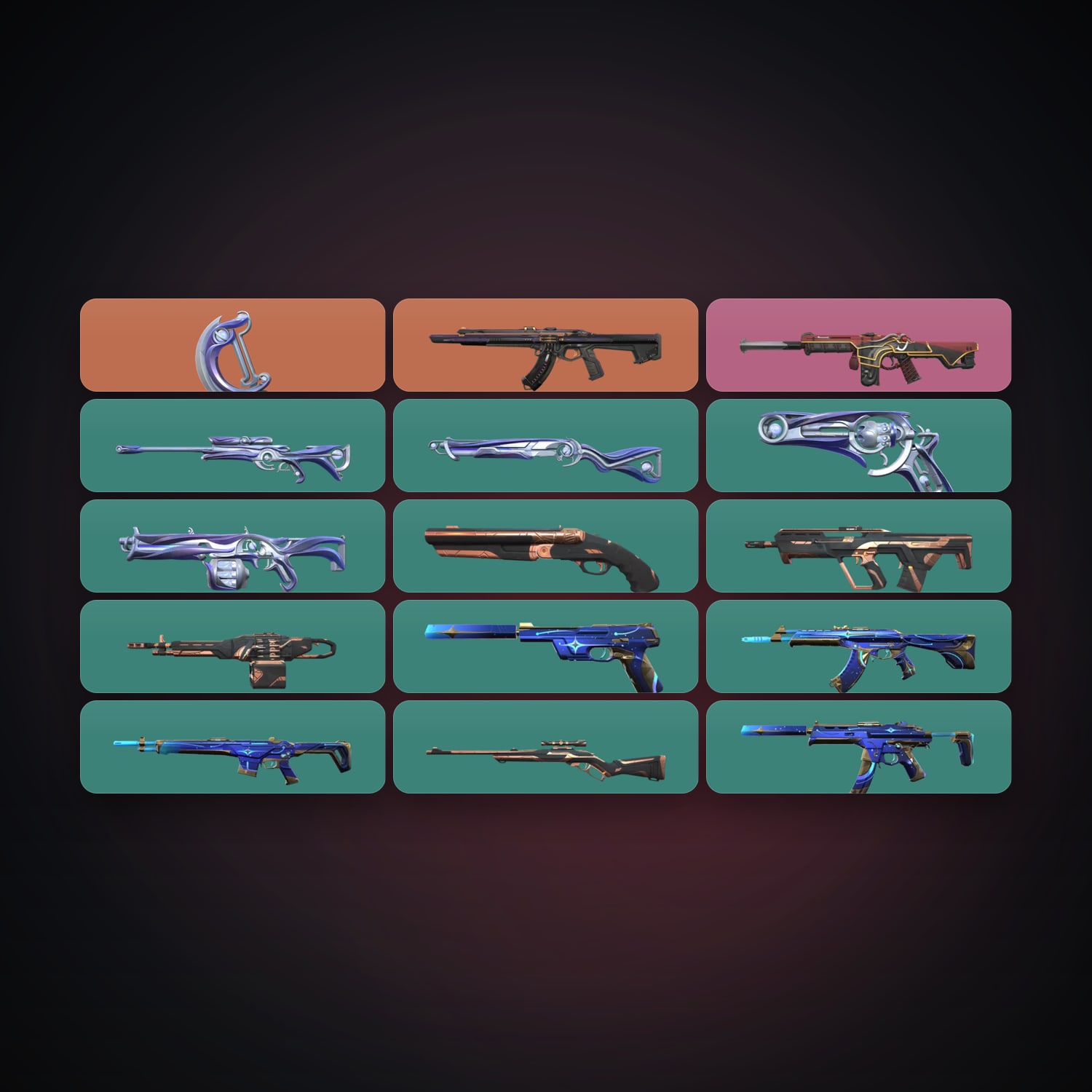 EU Gold 1 locker — 1 knives, 15 skins, lvl 78 — HabibiAccounts