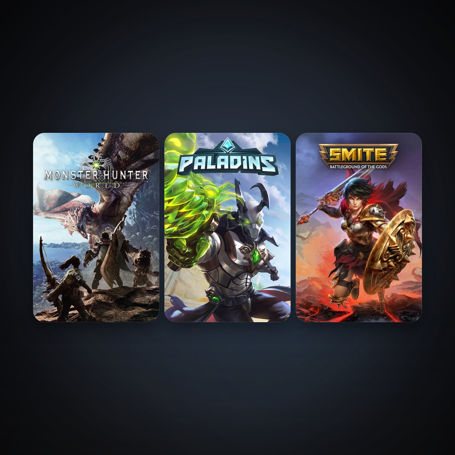 SMITE + Paladins, 3 games, clean — HabibiAccounts