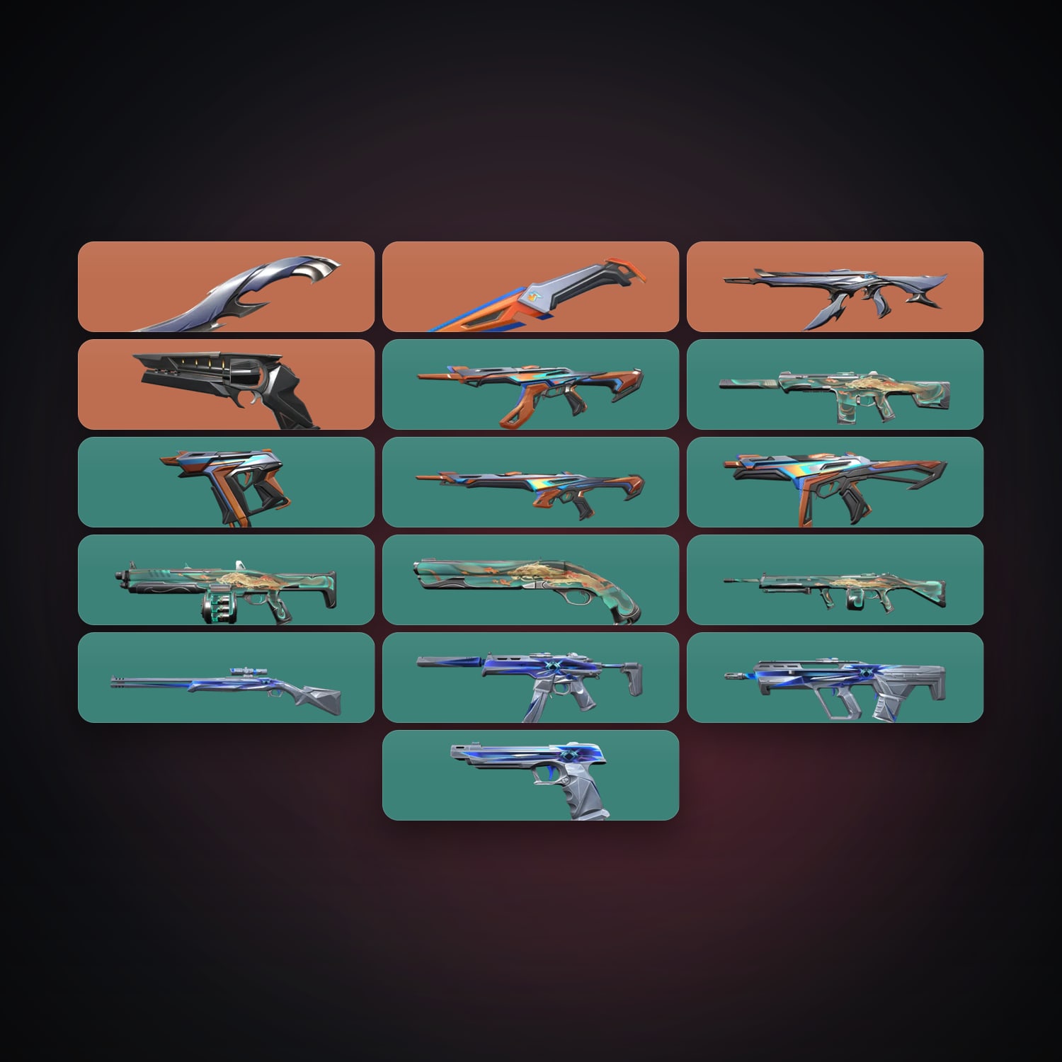EU Silver 3 locker — 2 knives, 16 skins, lvl 47 — HabibiAccounts