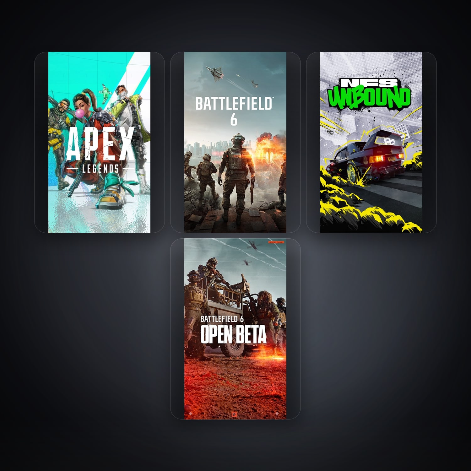 EA Apex Legends + Battlefield 3 — KW — 7 games — HabibiAccounts