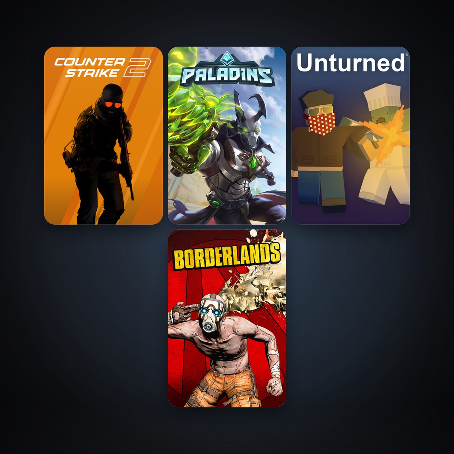 CS2 Prime + Borderlands, 6 games, clean — HabibiAccounts