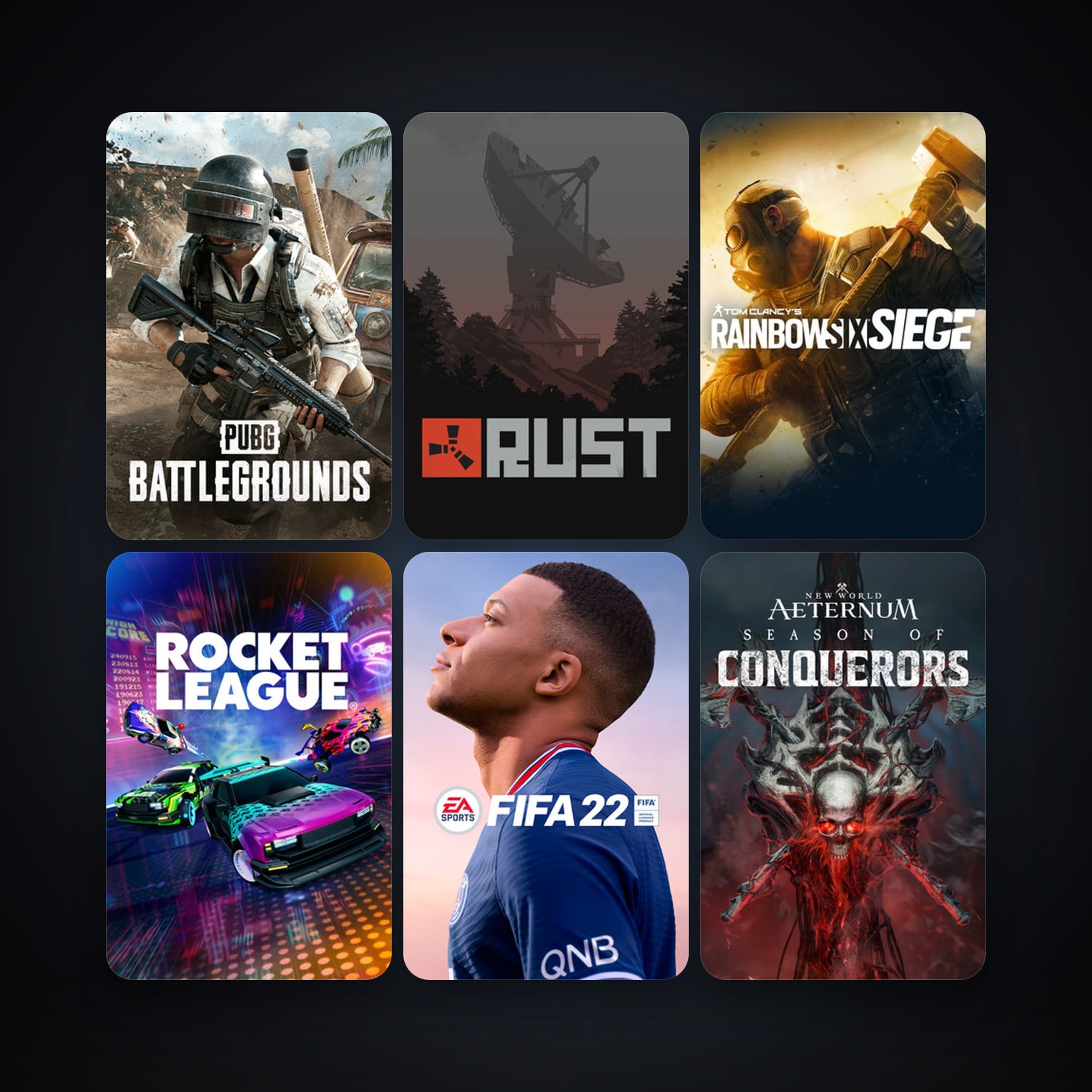 Rust + Rocket League, 20 games, clean — HabibiAccounts