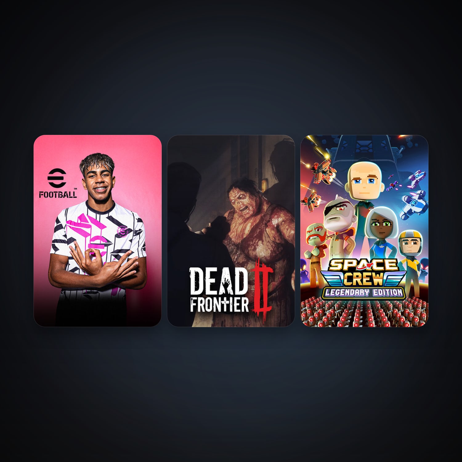 Dead Frontier 2 + Space Crew, 6 games, clean — HabibiAccounts