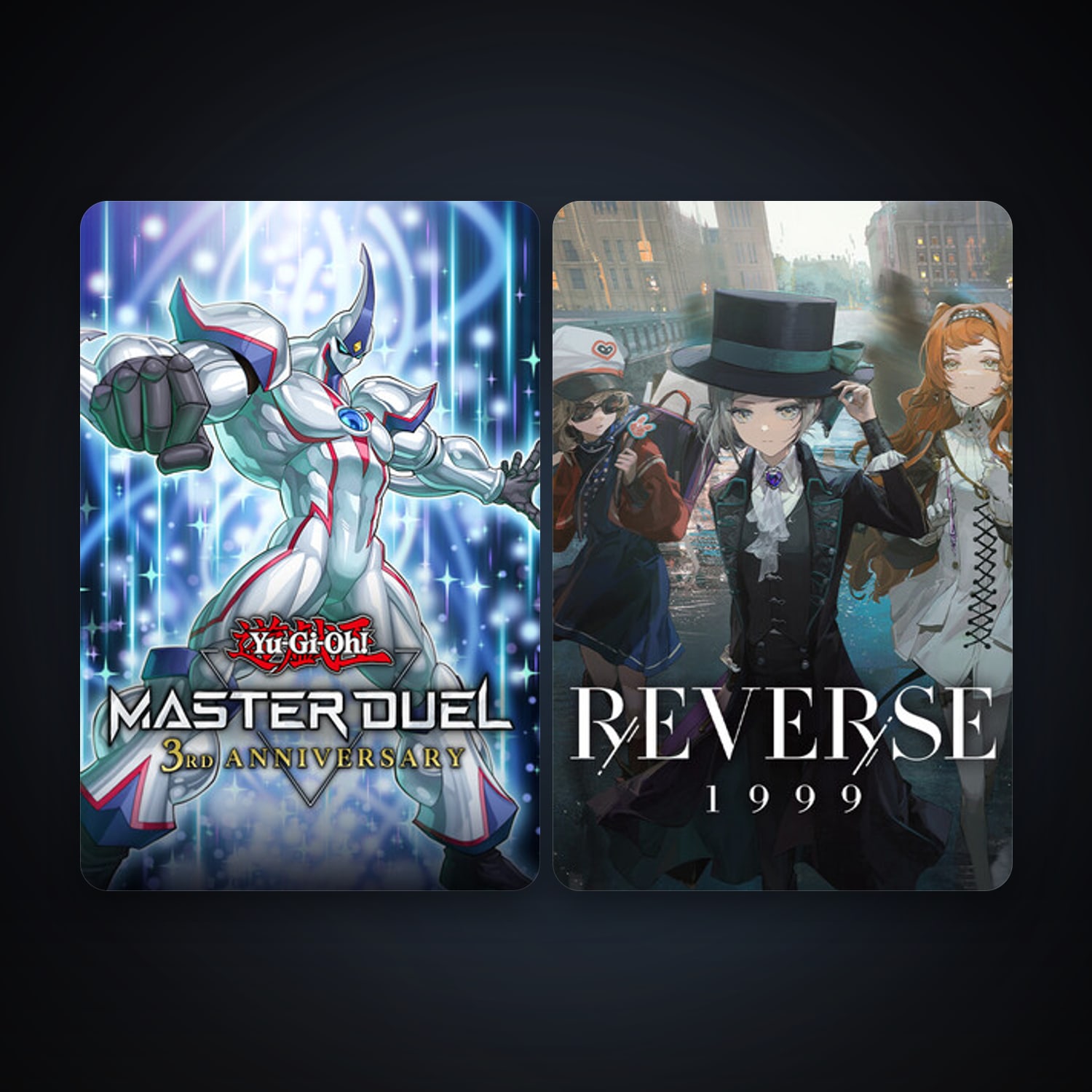Yu-Gi-Oh! Master Duel + Reverse: 1999, 2 games, clean — HabibiAccounts