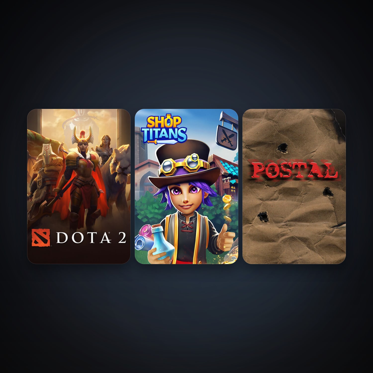 Dota 2 + POSTAL, 4 games, clean — HabibiAccounts