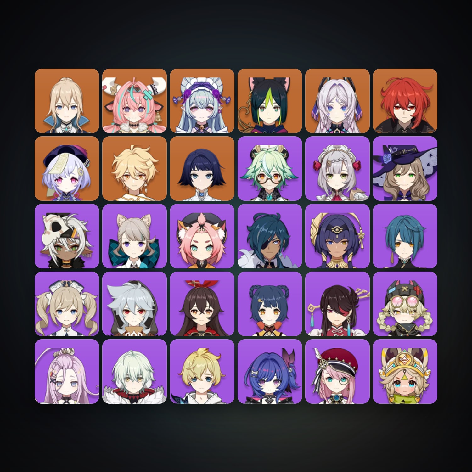 Genshin Impact | AR 45 | 32 Chars | 7× 5★ — Genshin / miHoYo Account — HabibiAccounts