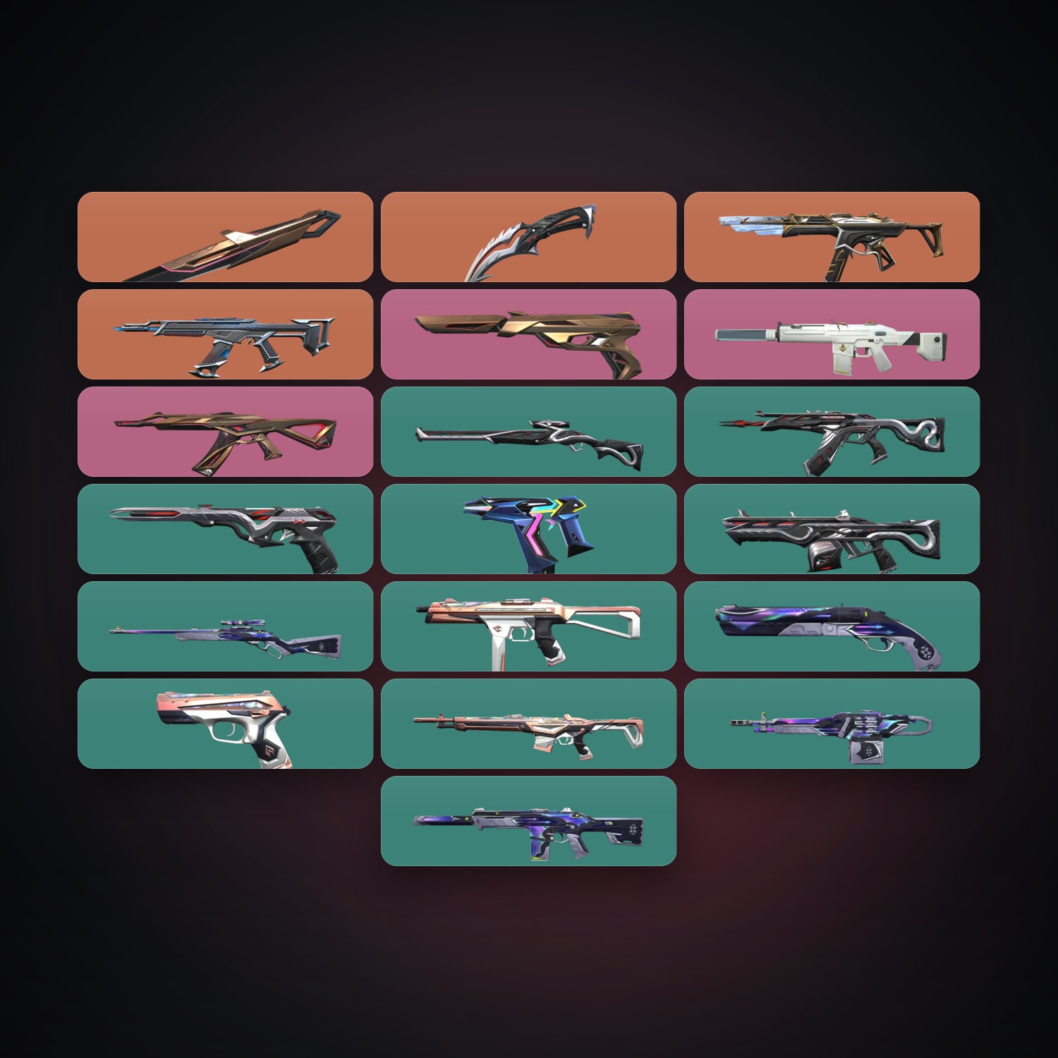 BR Bronze 2 locker — 2 knives, 19 skins, lvl 63 · 263509502 — HabibiAccounts