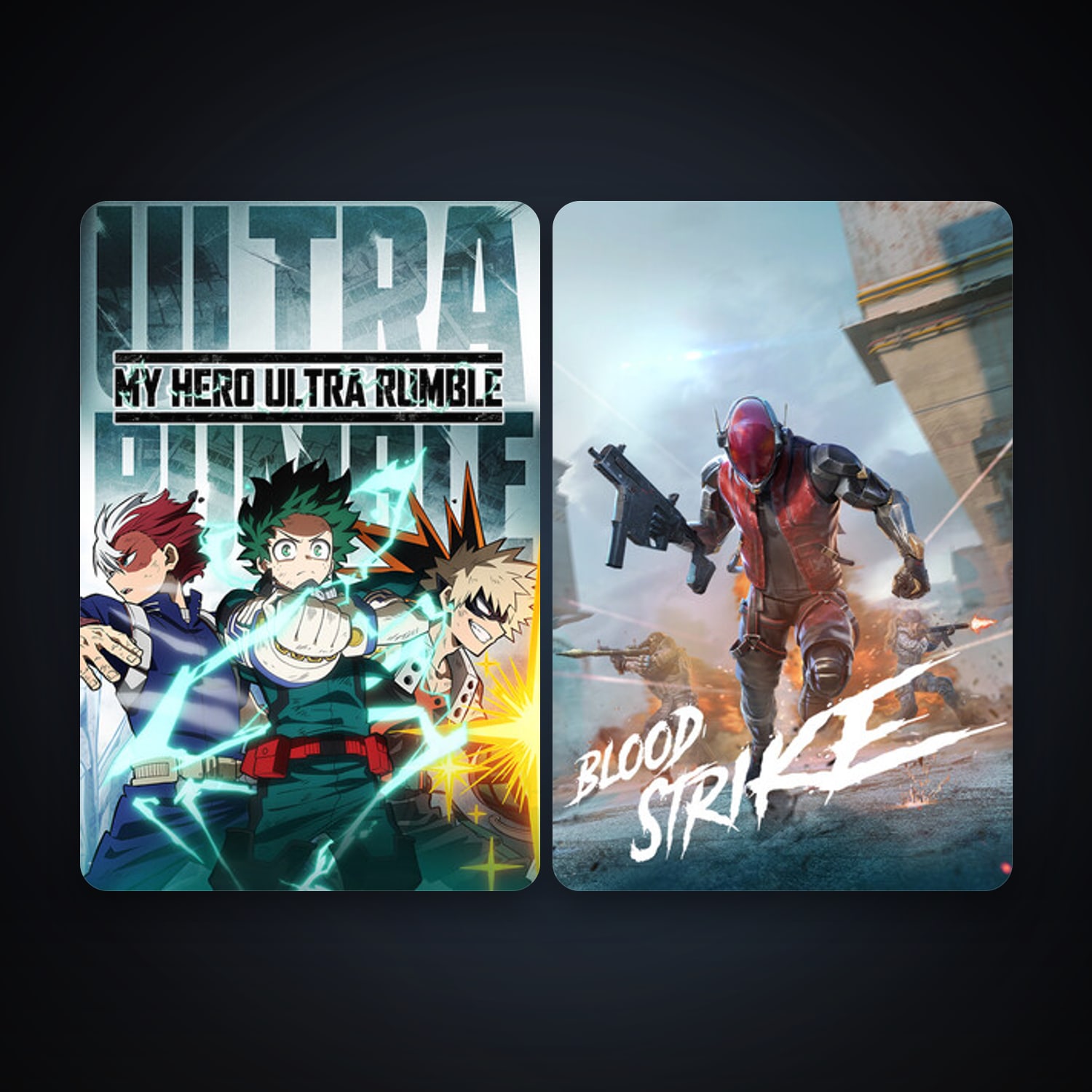 MY HERO ULTRA RUMBLE + Blood Strike, 6 games, clean — HabibiAccounts
