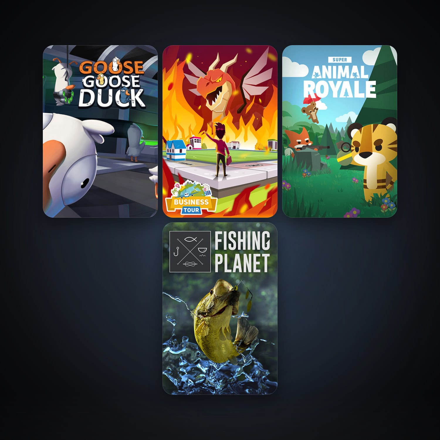 Fishing Planet + Business Tour - Board Game with Online Multiplayer, 6 games, clean — HabibiAccounts