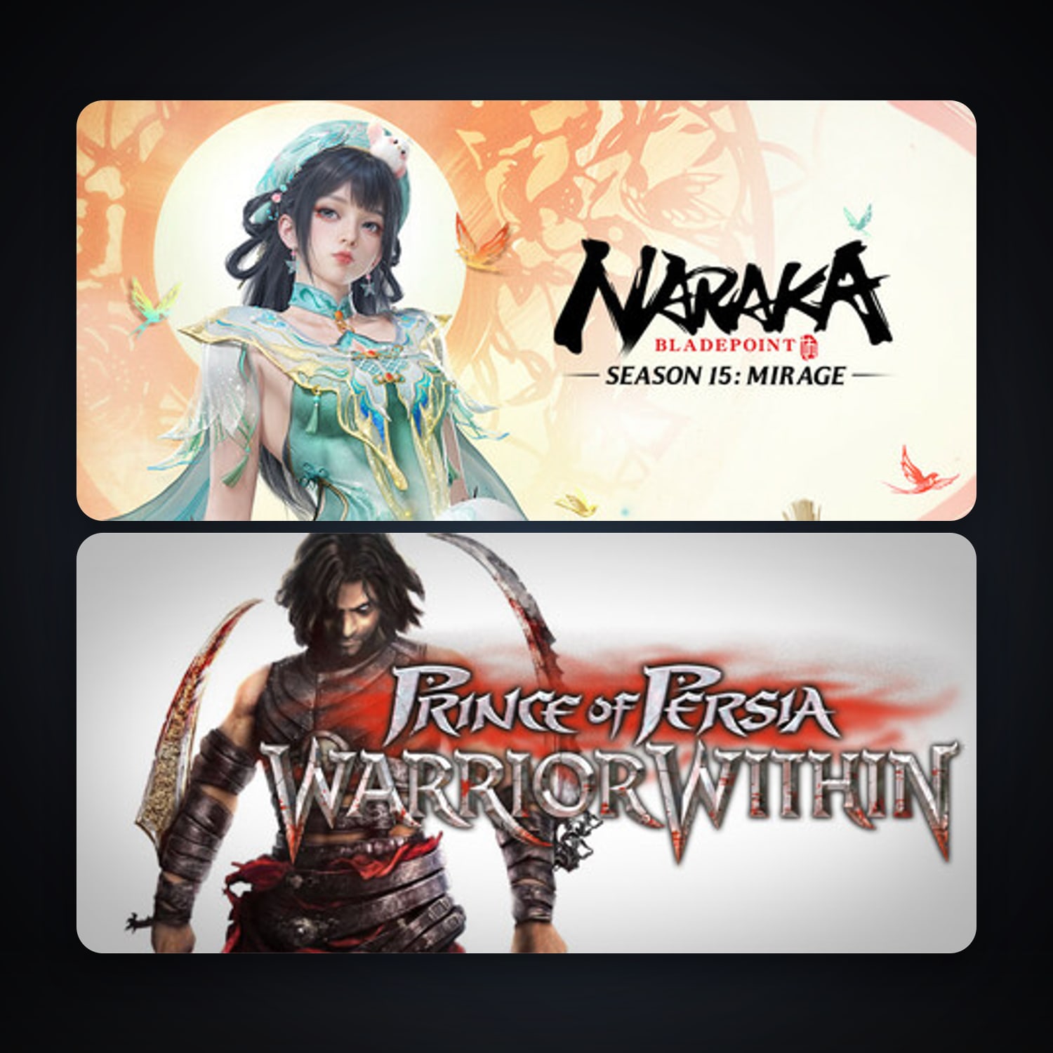 Prince of Persia: Warrior Within + NARAKA: BLADEPOINT, 2 games, clean — HabibiAccounts