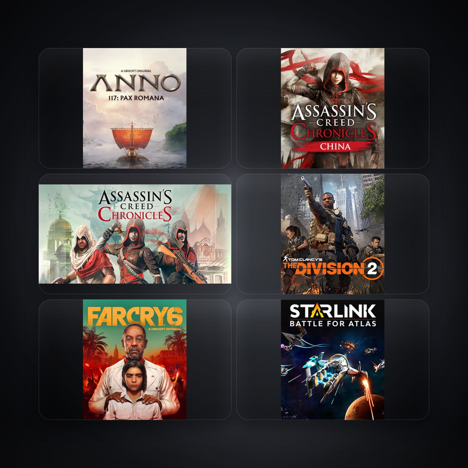 Ubisoft Anno 117 Closed Beta + Assassin's Creed Chronicles China — FR — 12 games · 263513540 — HabibiAccounts