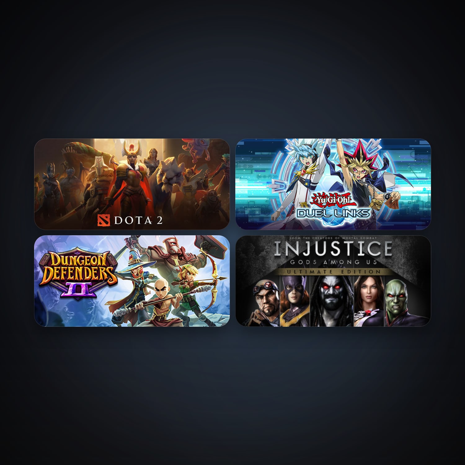 Dota 2 + Dungeon Defenders II, 4 games, clean — HabibiAccounts