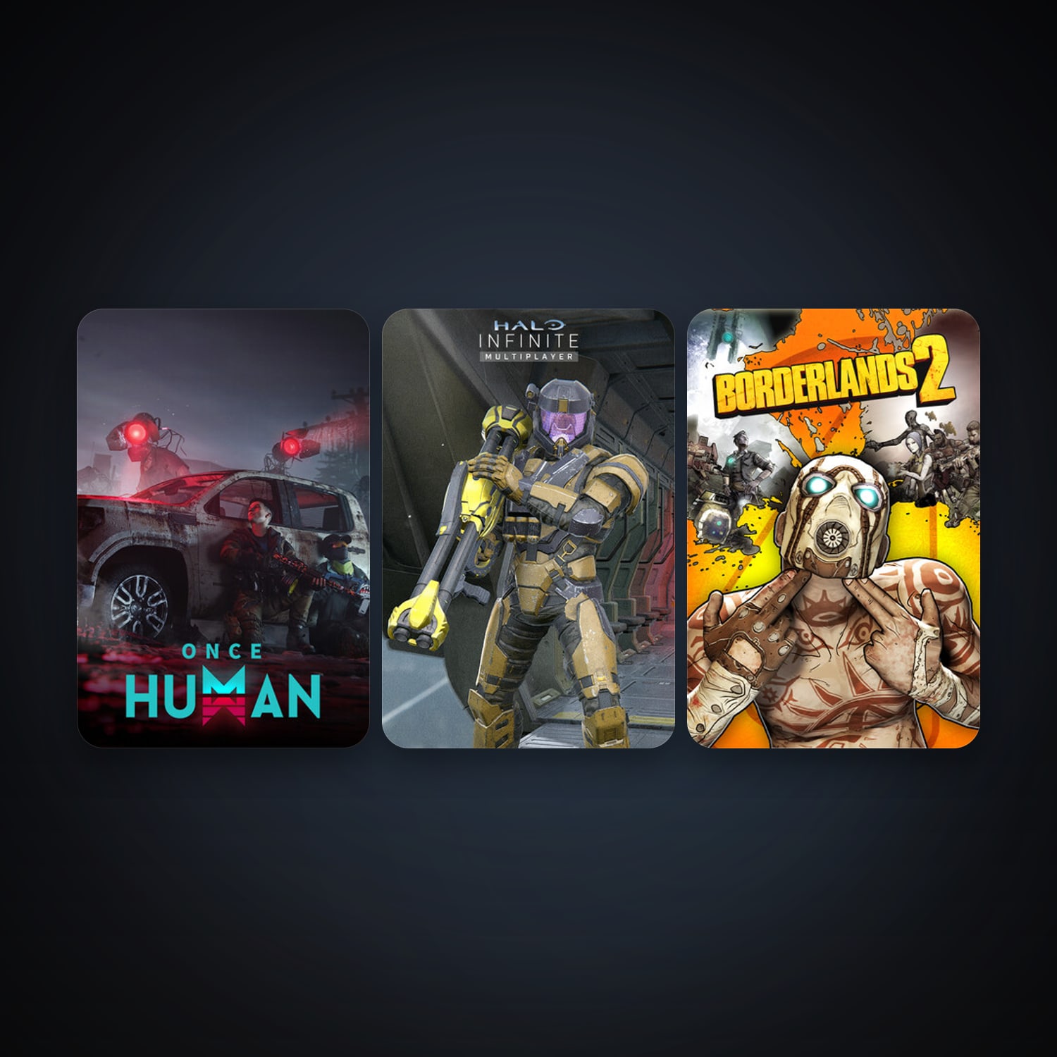 Borderlands 2 + Halo Infinite, 4 games, clean — HabibiAccounts
