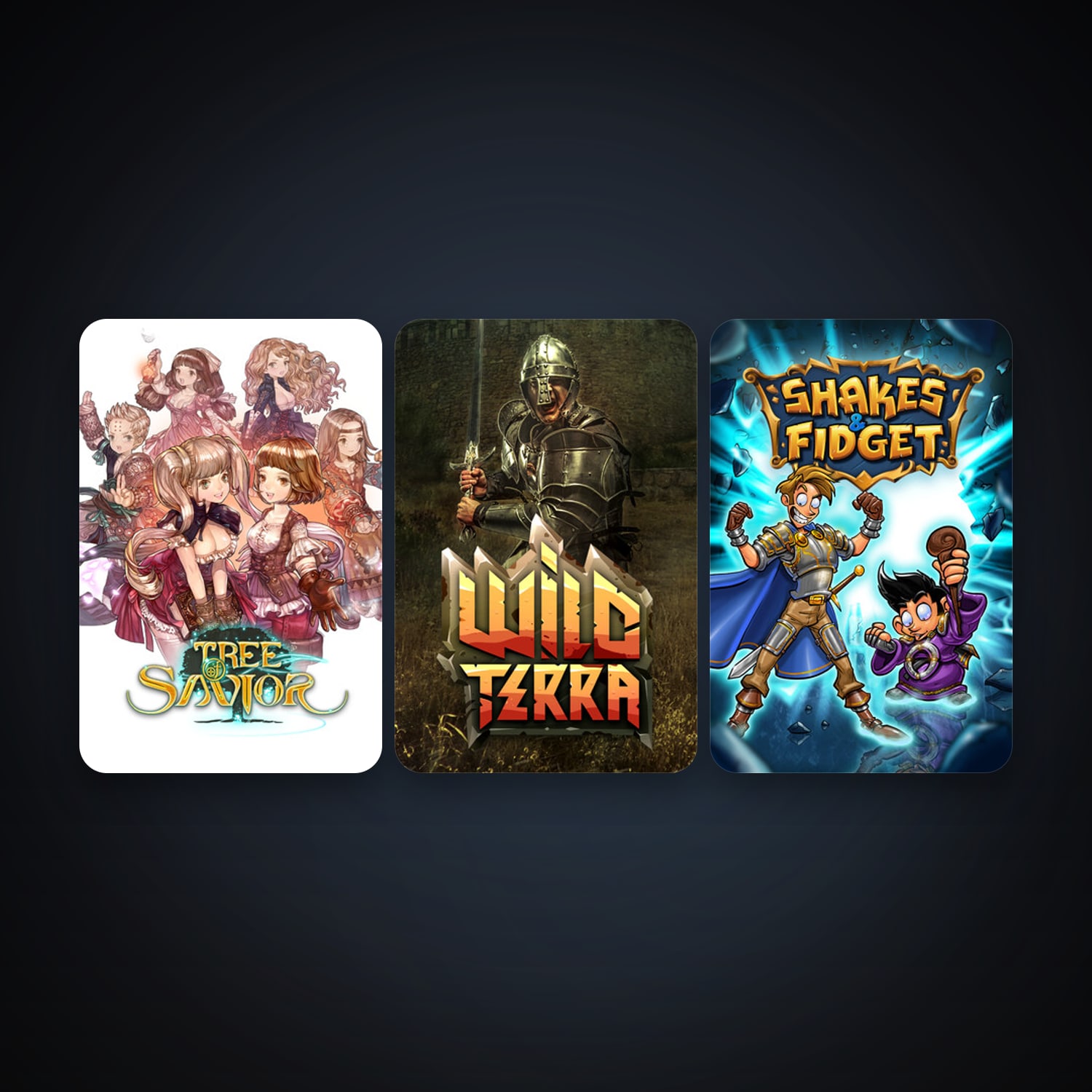 Tree of Savior + Shakes and Fidget, 3 games, clean — HabibiAccounts