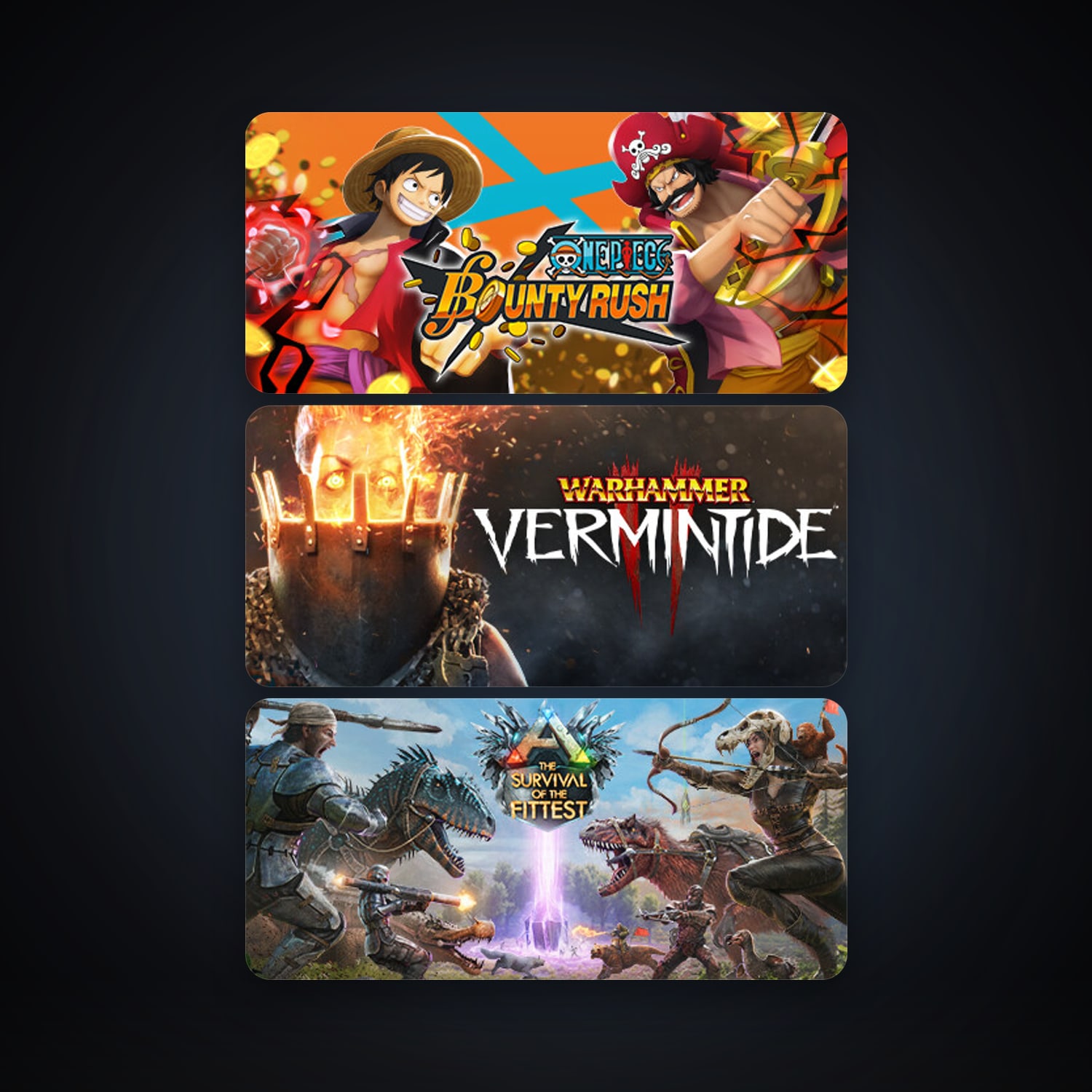 ARK: The Survival Of The Fittest + Warhammer: Vermintide 2, 4 games, clean — HabibiAccounts