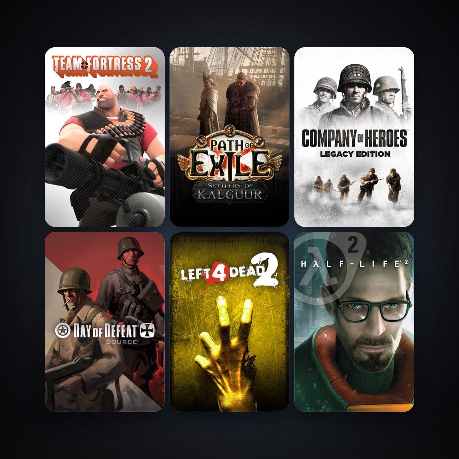 Counter-Strike + Team Fortress Classic, 52 games, Steam 12, clean — HabibiAccounts