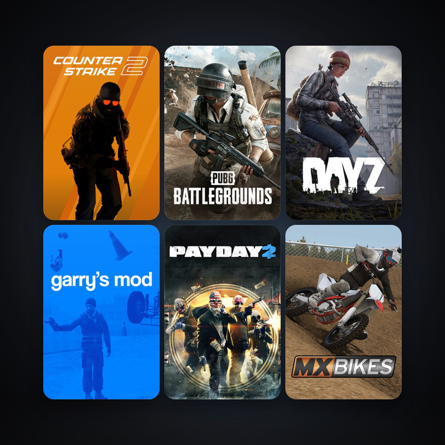 CS2 Prime + Garry's Mod, 65 games, Steam 14, clean — HabibiAccounts