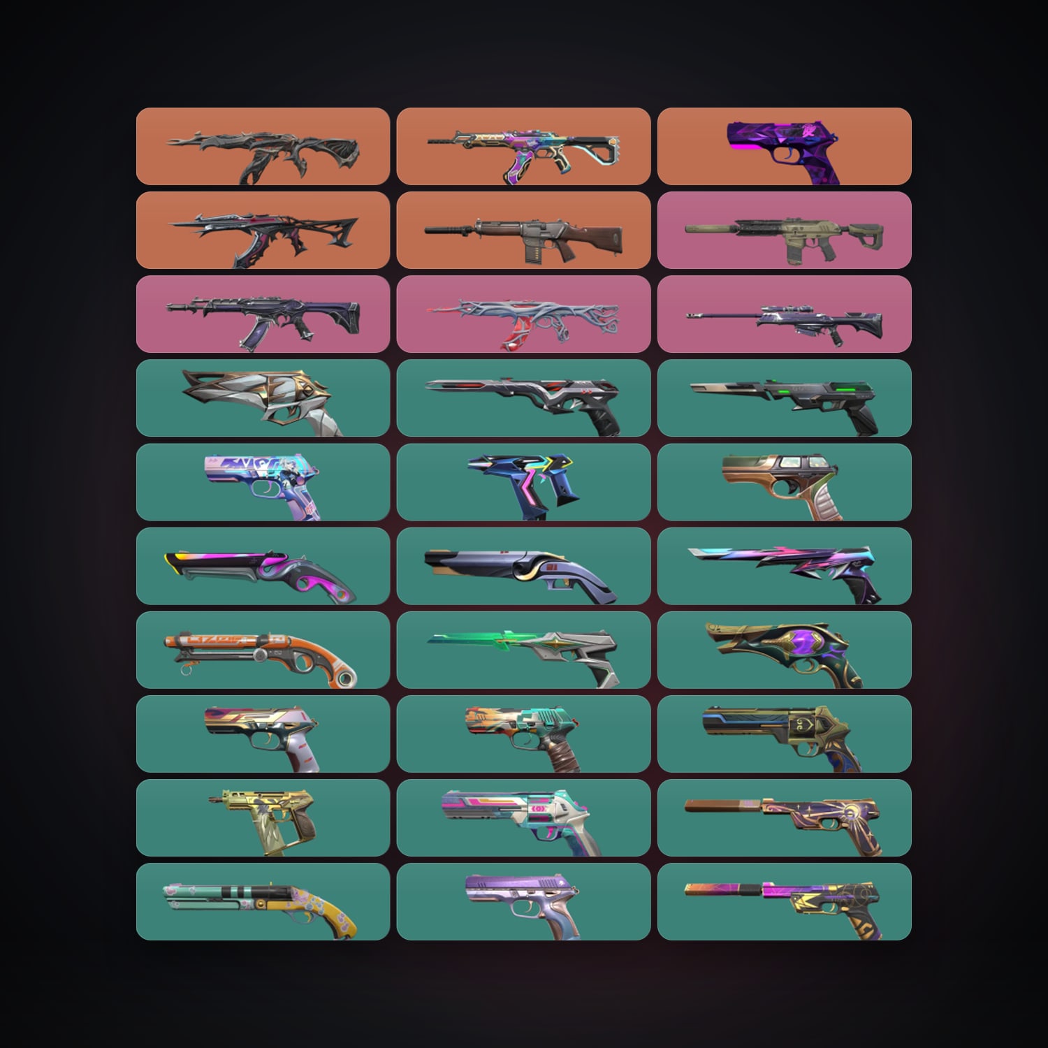 AP Ascendant 2 locker — 50 skins, lvl 784 · 263523388 — HabibiAccounts