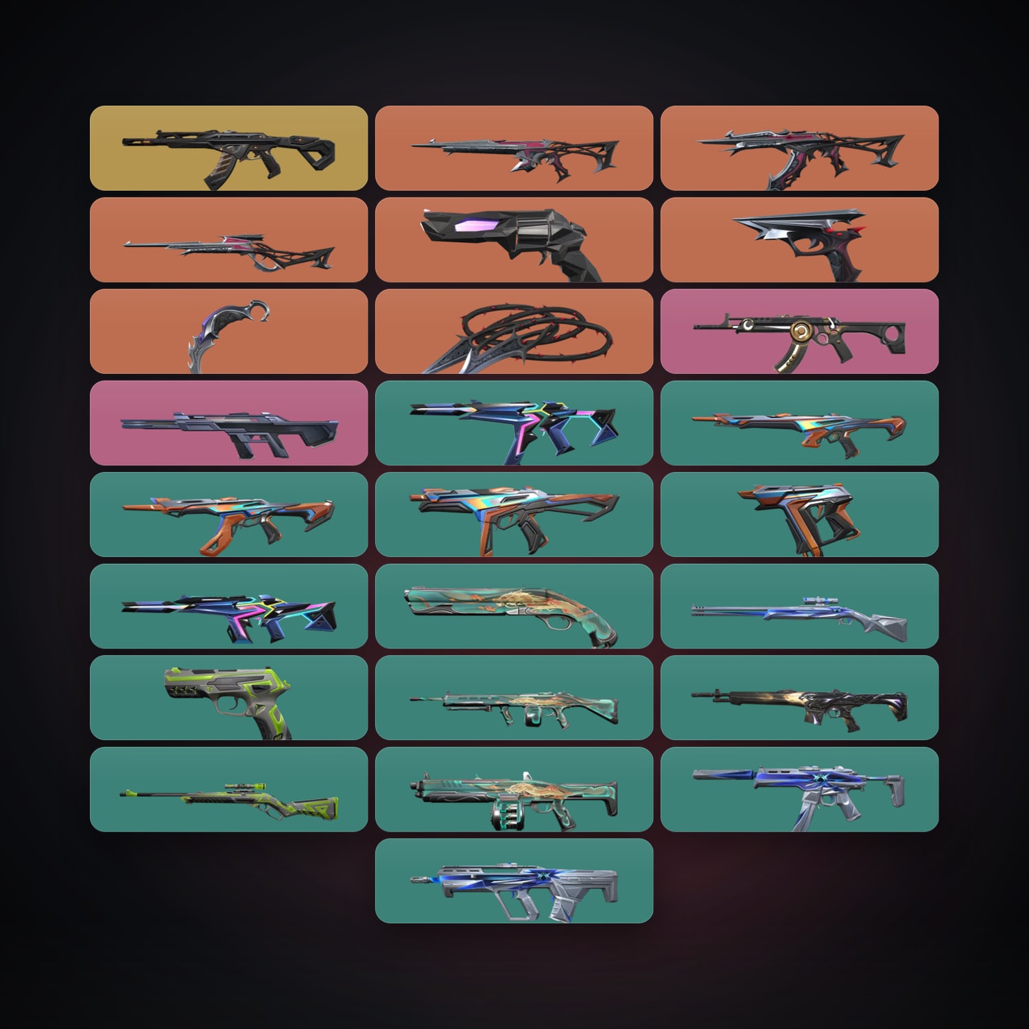 AP Gold 2 locker — 2 knives, 26 skins, lvl 26 — HabibiAccounts