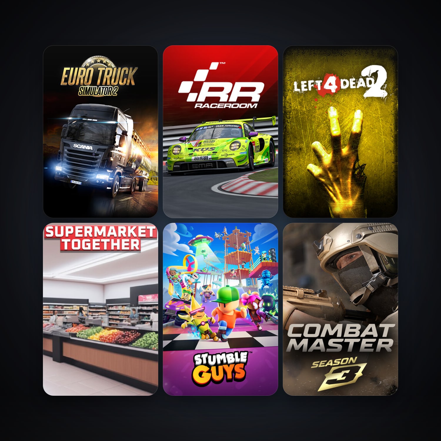 Left 4 Dead + Left 4 Dead 2, 14 games, clean — HabibiAccounts