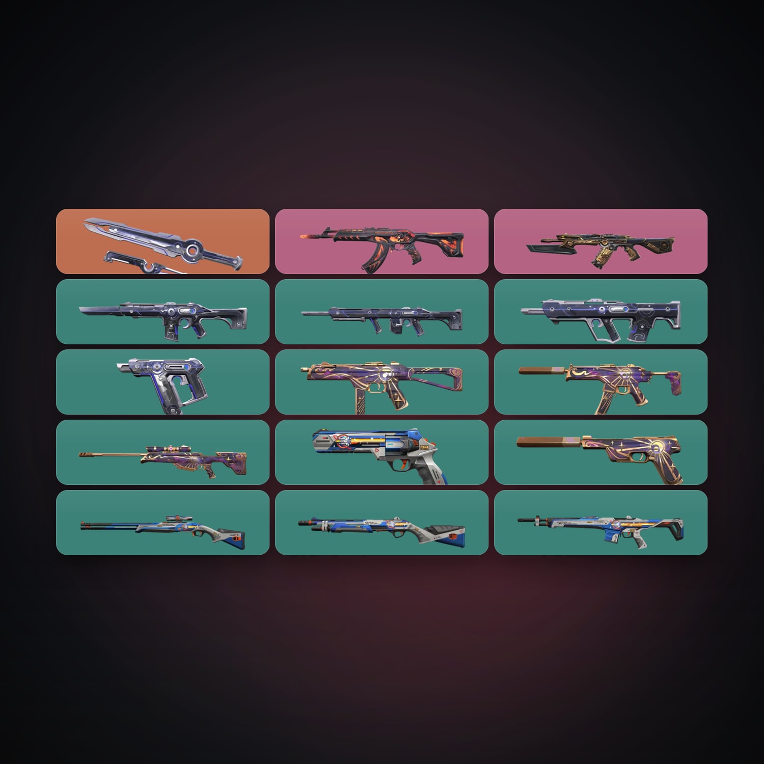 EU Silver 1 locker — 1 knives, 15 skins, lvl 78 — HabibiAccounts