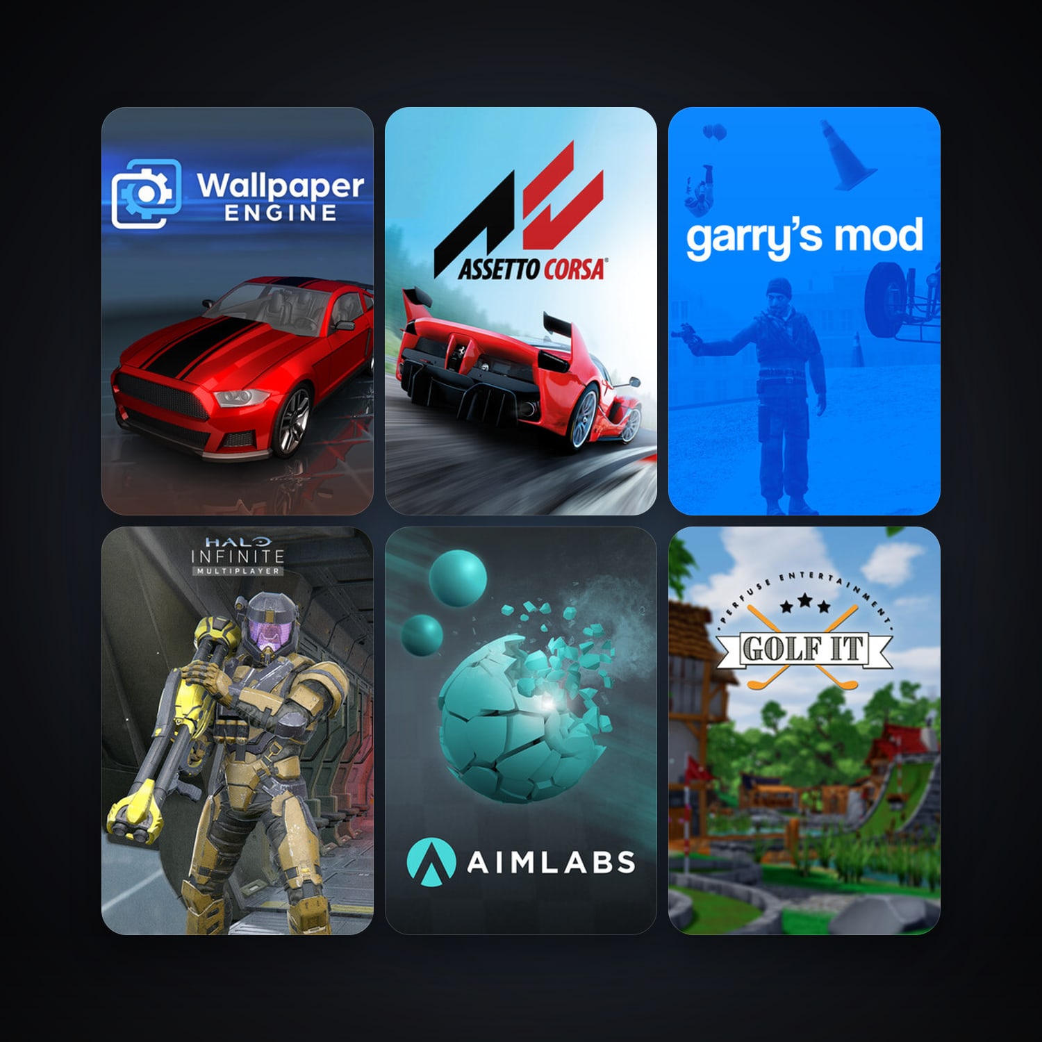 Garry's Mod + Assetto Corsa, 10 games, clean — HabibiAccounts