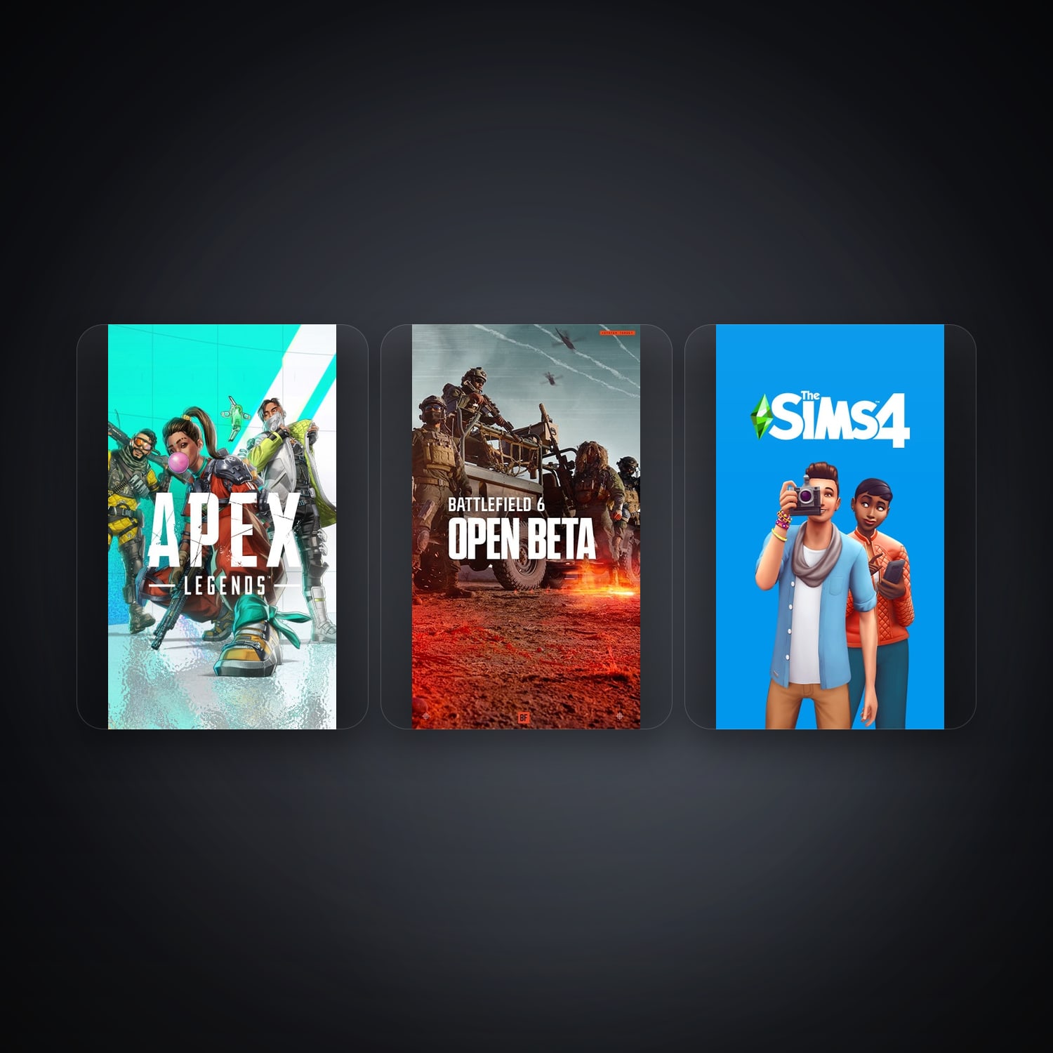 EA Apex Legends + Battlefield 3 — CL — 5 games — HabibiAccounts