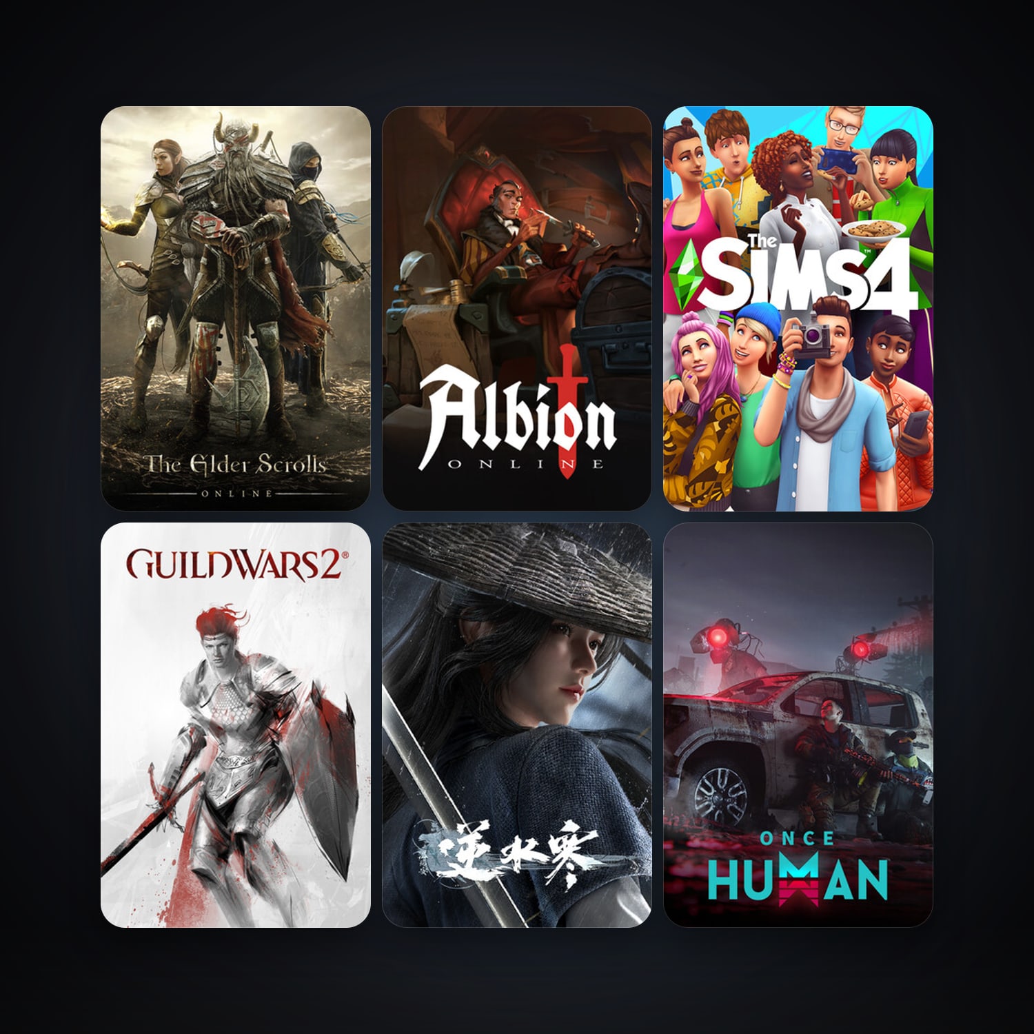 The Elder Scrolls Online + Albion Online, 14 games, clean — HabibiAccounts
