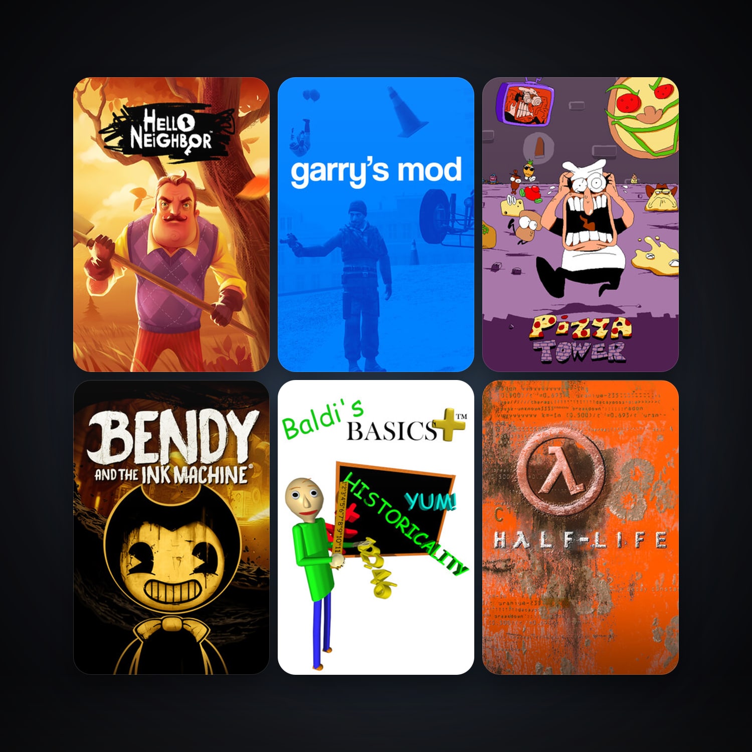 Half-Life + Garry's Mod, 19 games, clean — HabibiAccounts