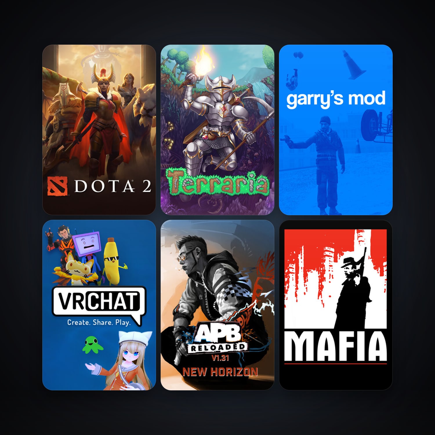 Dota 2 + Garry's Mod, 18 games, clean — HabibiAccounts