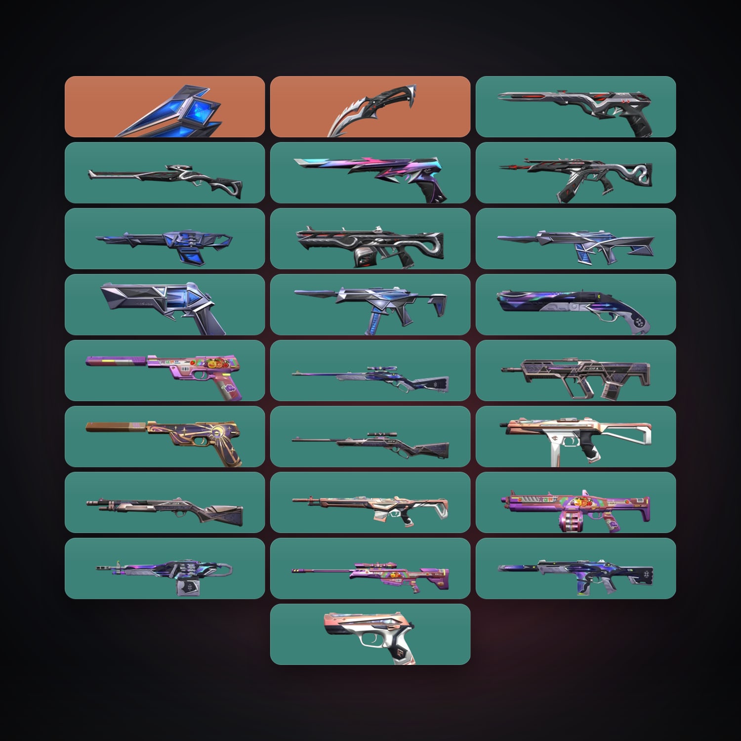 EU Plat 1 locker — 2 knives, 27 skins, lvl 138 — HabibiAccounts