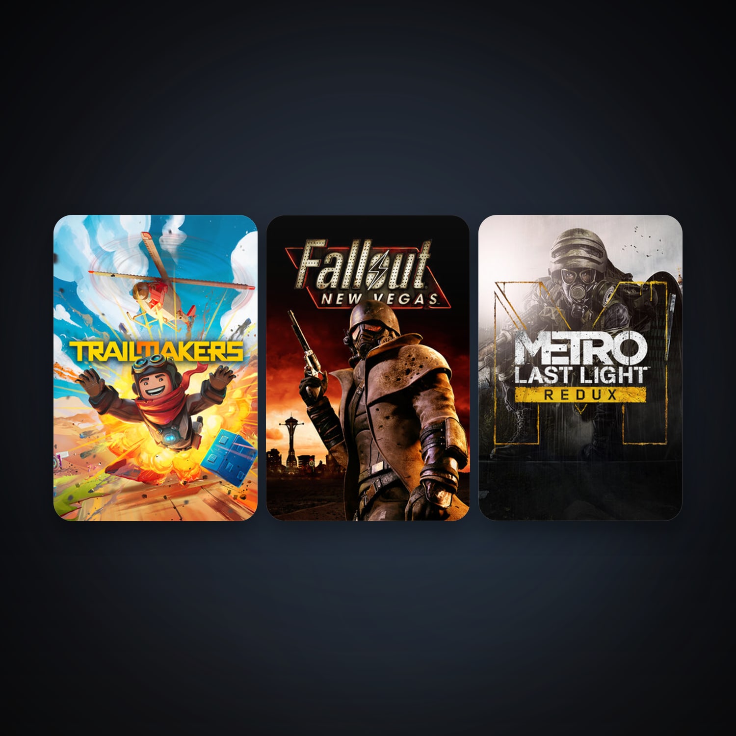 Fallout: New Vegas + Metro: Last Light Redux, 5 games, clean — HabibiAccounts