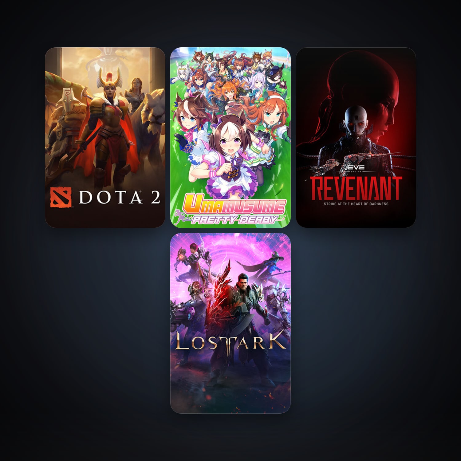 Dota 2 + EVE Online, 8 games, clean — HabibiAccounts