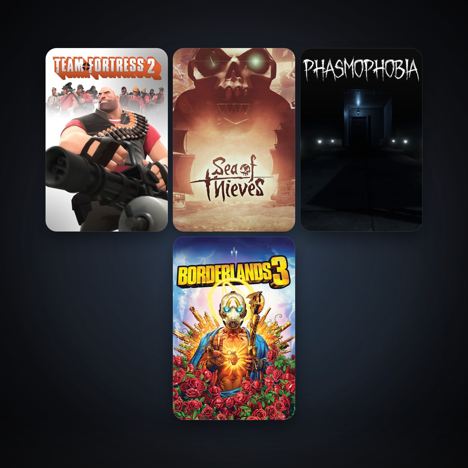 Team Fortress 2 + Borderlands 3, 6 games, clean — HabibiAccounts