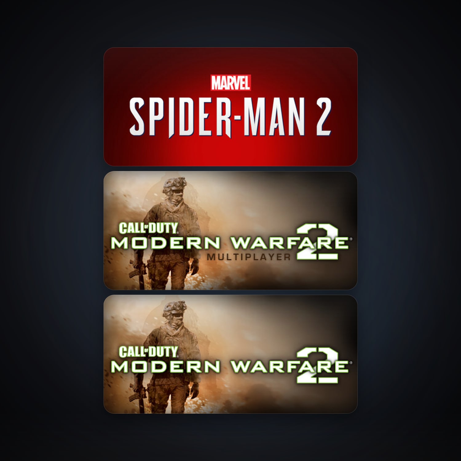 Call of Duty: Modern Warfare 2 (2009) + Call of Duty: Modern Warfare 2 - Multiplayer (2009), 4 games, clean — HabibiAccounts