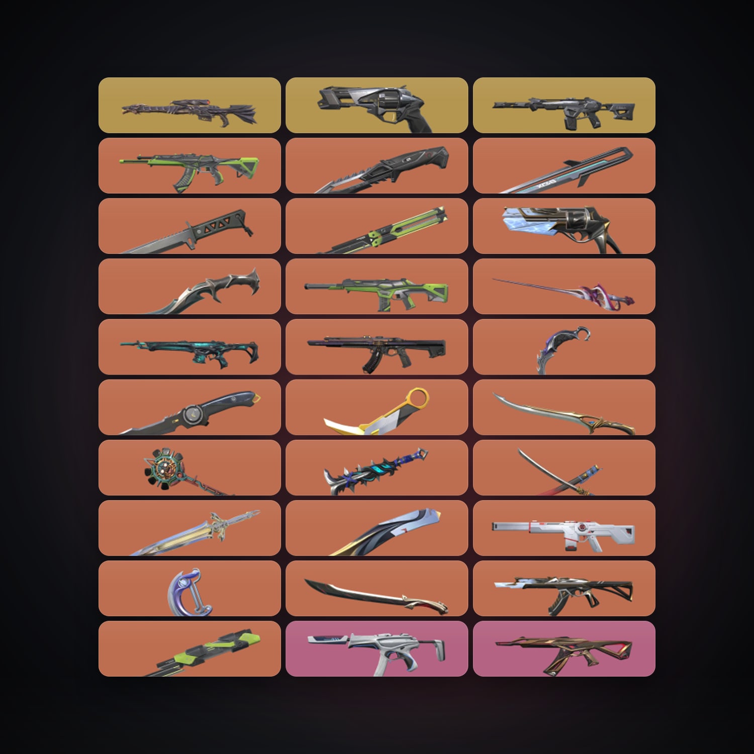 AP Diamond 1 locker — 18 knives, 145 skins, lvl 313 — HabibiAccounts