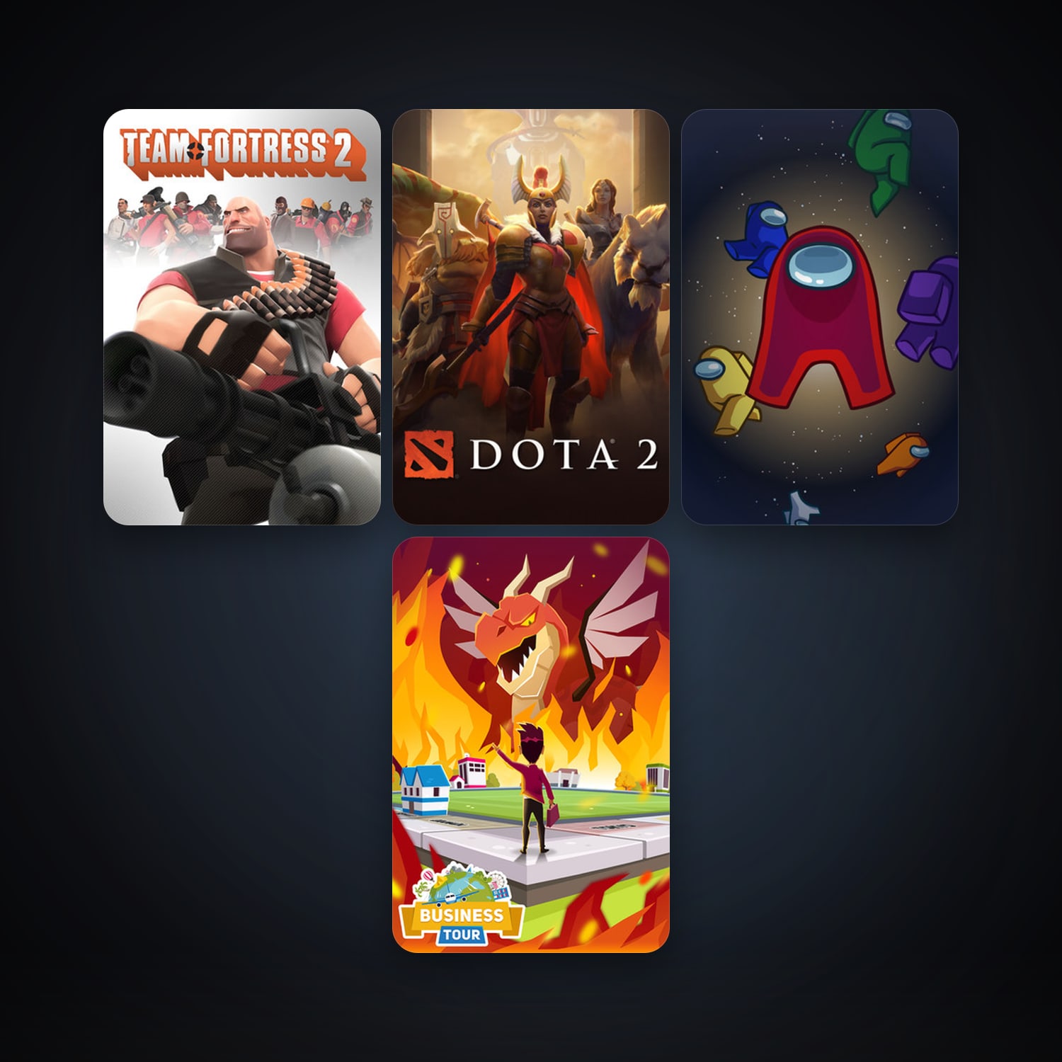 Team Fortress 2 + Dota 2, 4 games, clean — HabibiAccounts