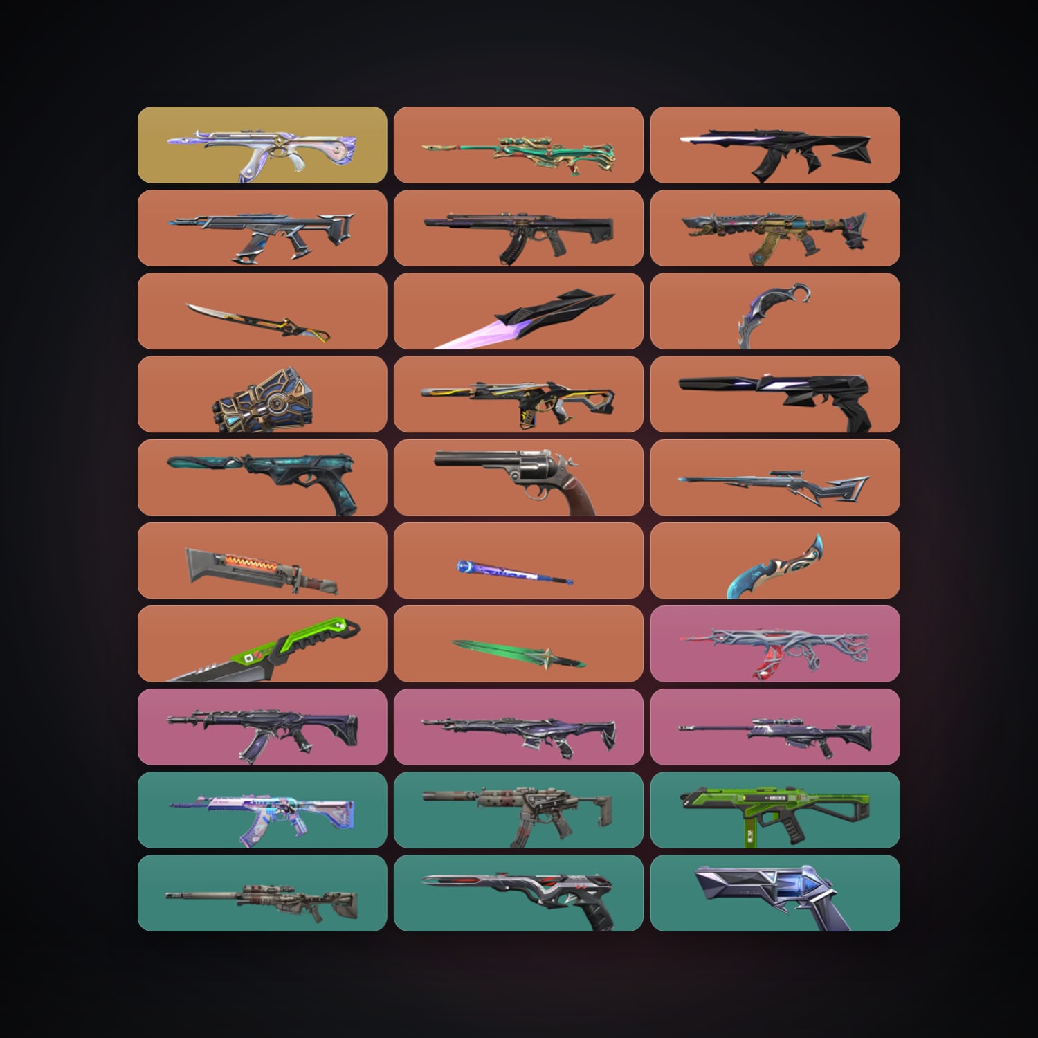 EU Ascendant 1 locker — 9 knives, 76 skins, lvl 234 — HabibiAccounts